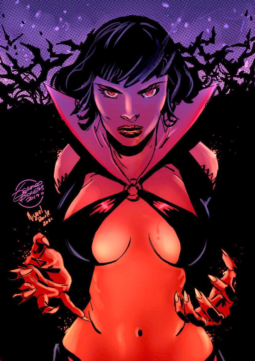 miguelrude's tweet photo. #vampirela de @geraldohsborges
Fui misturando camadas e filtros e etc que terminou parecendo a #purgatory https://t.co/Gi5KGXrhB5