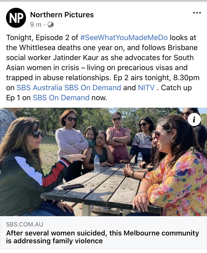 Jatinder Kaur (@jkaurconsult) on Twitter photo Women on temporary visa DV victims face many challenges when leaving abusive Relationships, see Episode 2 tonight #seewhatyoumademedo <a href="/jessradio/">Jess Hill</a> <a href="/northernpics/">Northern Pictures</a> <a href="/SBS/">SBS Australia</a> Women on temporary visa DV victims face many challenges when leaving abusive Relationships, see Episode 2 tonight #seewhatyoumademedo <a href="/jessradio/">Jess Hill</a> <a href="/northernpics/">Northern Pictures</a> <a href="/SBS/">SBS Australia</a>