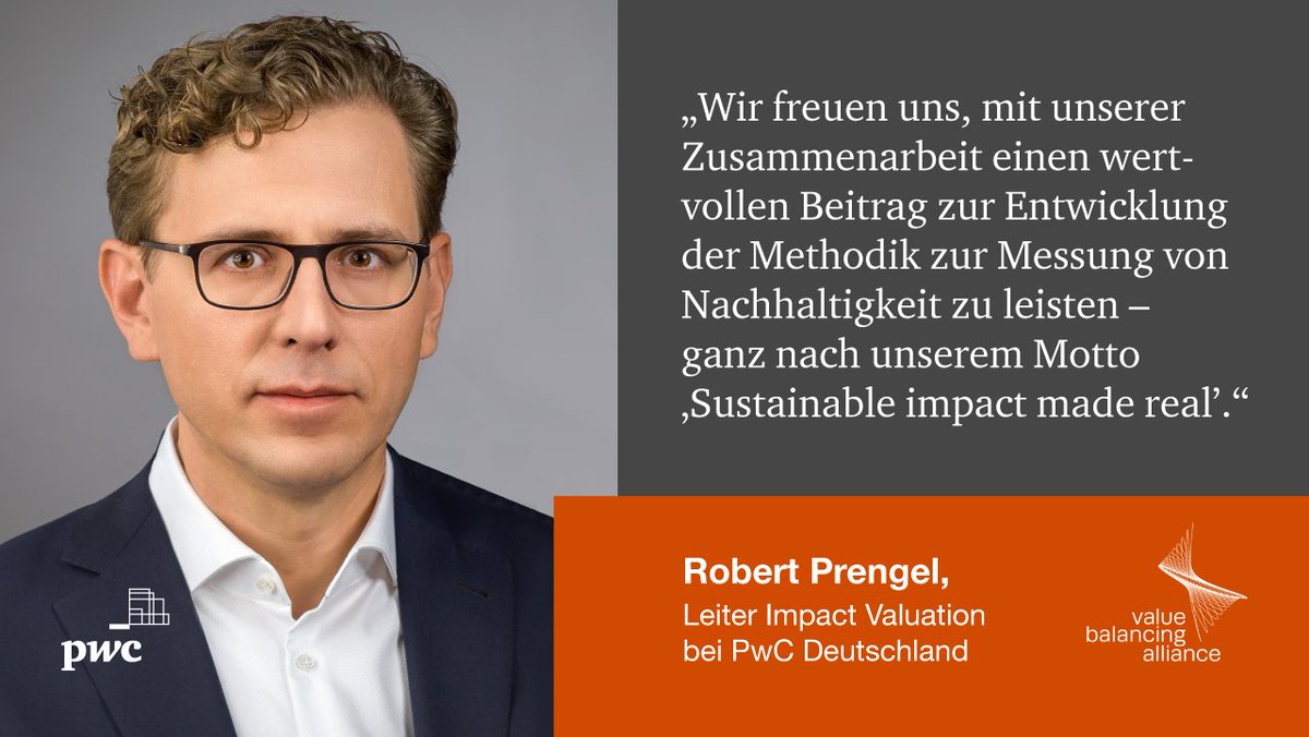 pwc_de's tweet photo. #Nachhaltigkeit im Unternehmen messbar machen? Genau das ist das Ziel von @valuebalancing. Wir freuen uns sehr, die Initiative bei der Entwicklung einer standardisierten Methode zur Bilanzierung zu unterstützen. Wie? Hier mehr: https://t.co/WJ48wsq9ME
#valuebalancing #changemaker https://t.co/VqdjXxIVSV
