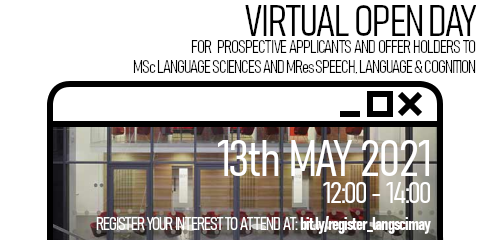 UCL MSc LangSci tweet media