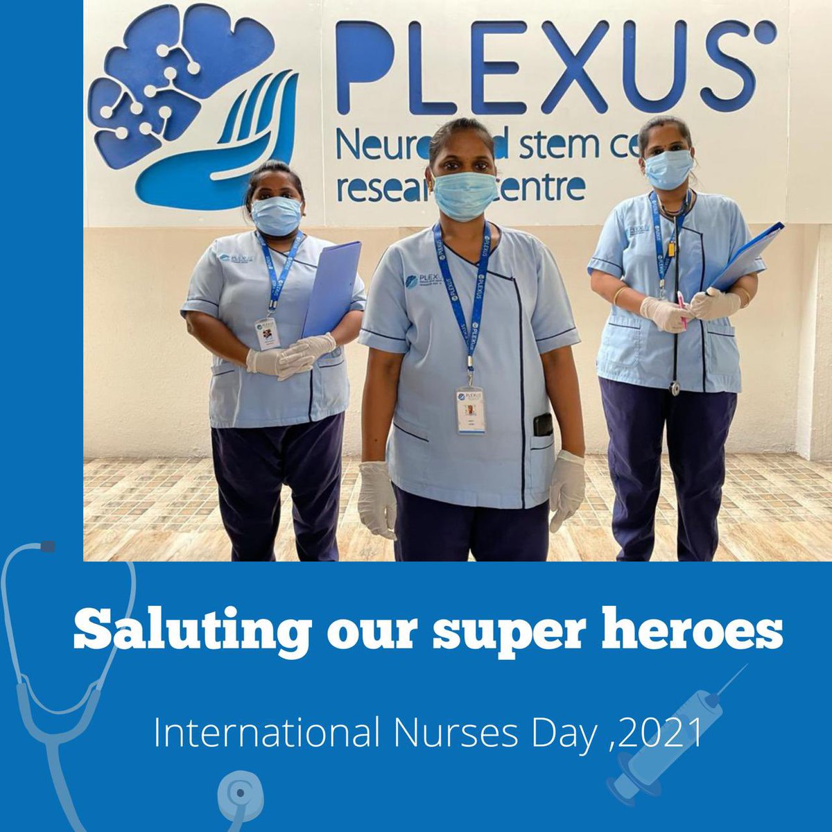 plexusresearch's tweet photo. Plexus salutes the strength, dedication and contribution of all the nurses around the world who are working relentlessly to save lives every day! #InternationalNursesDay #InternationalNursesDay2021 #nursesday2021 #NursesDay #nurseday2021 https://t.co/PFpqnqhEWB