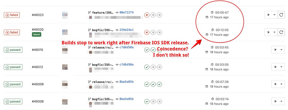 xzEror's tweet photo. Well done Firebase Release Team! 🤦‍♂️ Thank you for interesting morning! I have learned a lot of new things, I wished to not learn. And now we are with new Firebase iOS SDK several hours before release 😓 https://t.co/ec0lvVcPNz