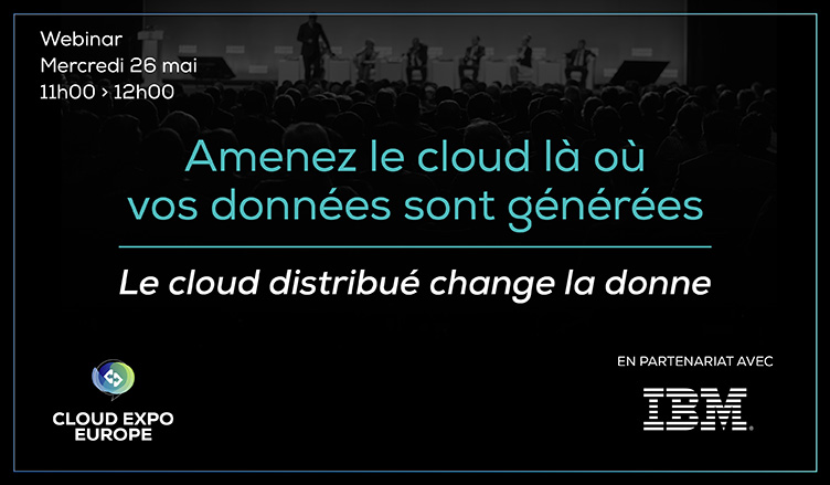 Ne manquez pas notre webinar ‘Le cloud distribué change la donne’ le 26/05 à 11h, une occasion unique de découvrir ce nouveau modèle de #cloud et les bénéfices que vous pouvez en tirer. 
Inscription gratuite -> bit.ly/2QzBZ7r
<a href="/IBM_France/">IBM France</a> <a href="/IBM/">IBM</a> 
#DistributedCloud #IBMCloud