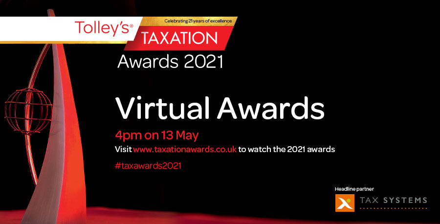 Tolley’s Taxation virtual awards is tomorrow at 4pm! Join us by visiting the awards website at 4pm where we will announce the 3 winners for 2021 and we are delighted to be joined by Peter Rayney <a href="/Peter4tax/">Peter</a>, President of the Chartered Institute of Taxation: ow.ly/tQbk50EIHfp