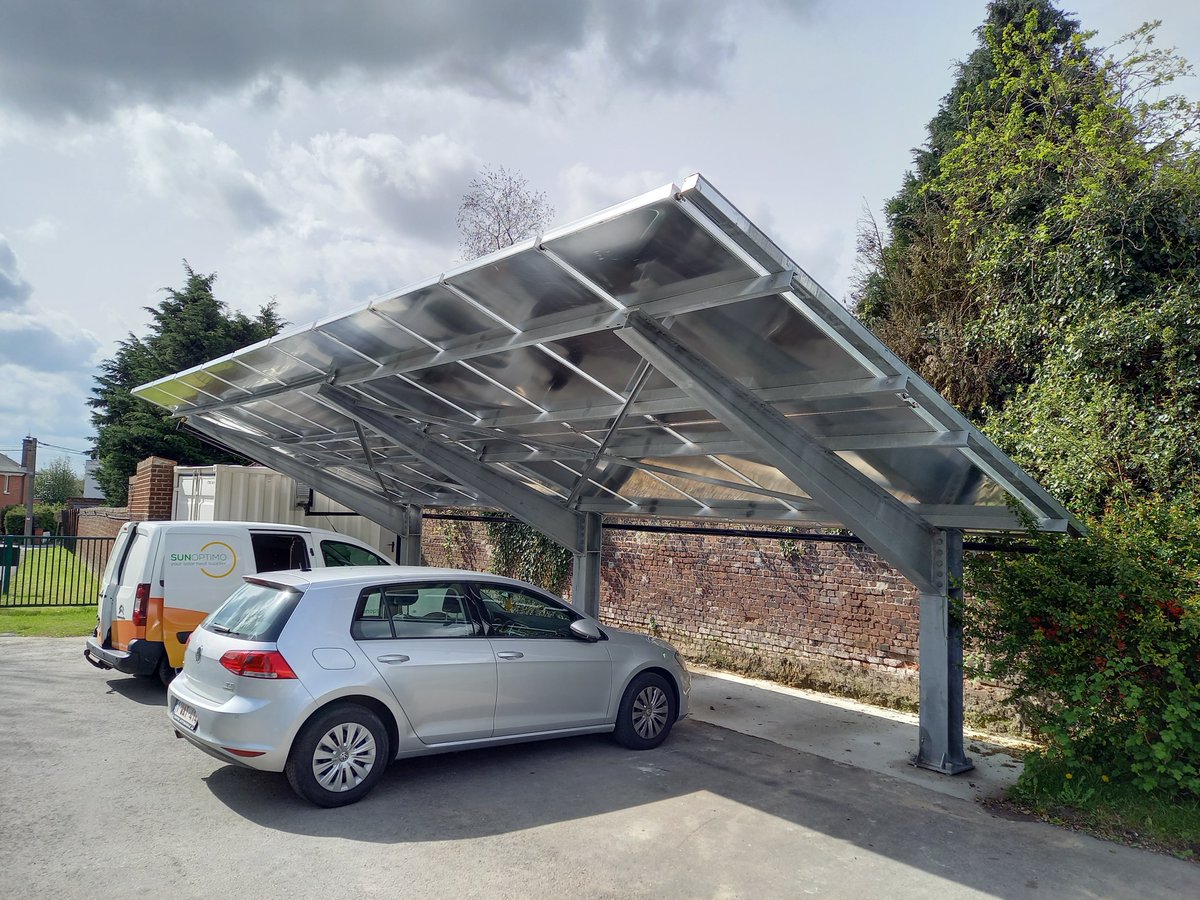 sunoptimo's tweet photo. 2nd Opticube sunshade in #Belgium.
Looks like #SolarHeat and space optimization perfectly match 😎👌
Let's sun this up!
https://t.co/DiyVrEpNzY
#Solar #Renewables #Heat https://t.co/rjtytjYn2q
