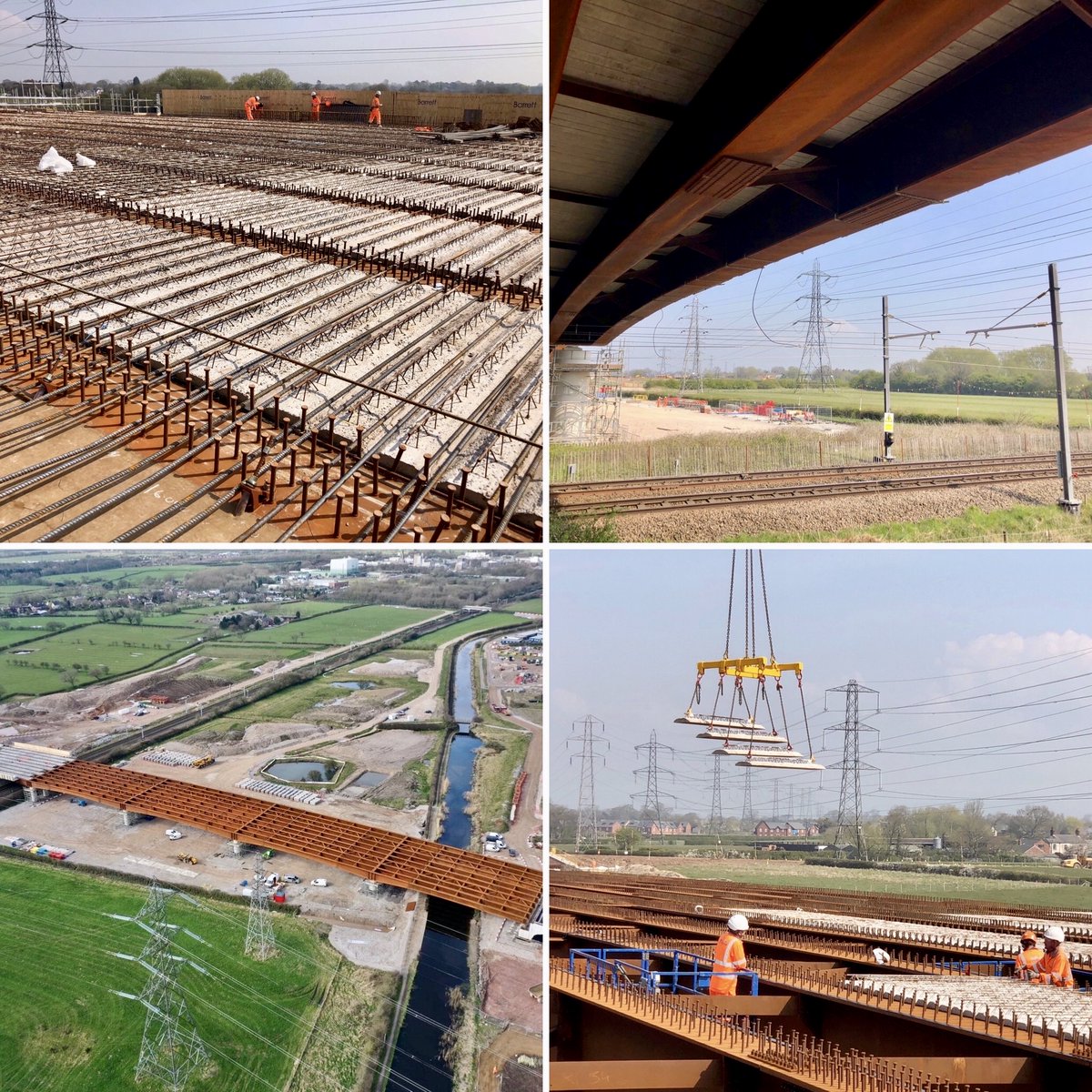 Great progress by <a href="/CostainGroup/">Costain Group</a> for <a href="/LancashireCC/">Lancashire County Council</a> at Preston Western Distributor Road project. We’re supplying omnia bridge deck to 3 bridge structures - first is Lea Viaduct, incorporating 7000 omnia bridge deck planks, designed, manufactured &amp; supplied by our #BisonPrecast team
