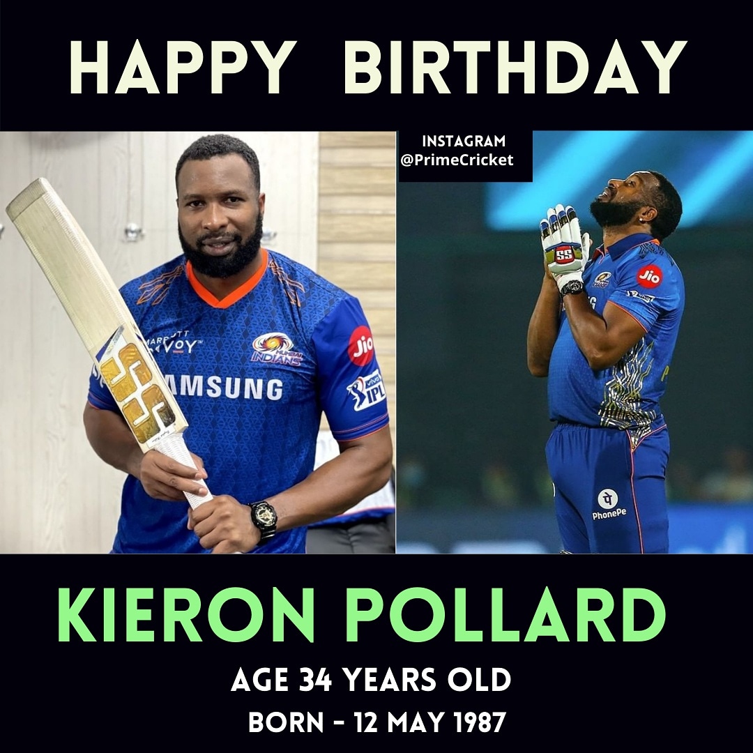 Happy Birthday Kieron Pollard   
