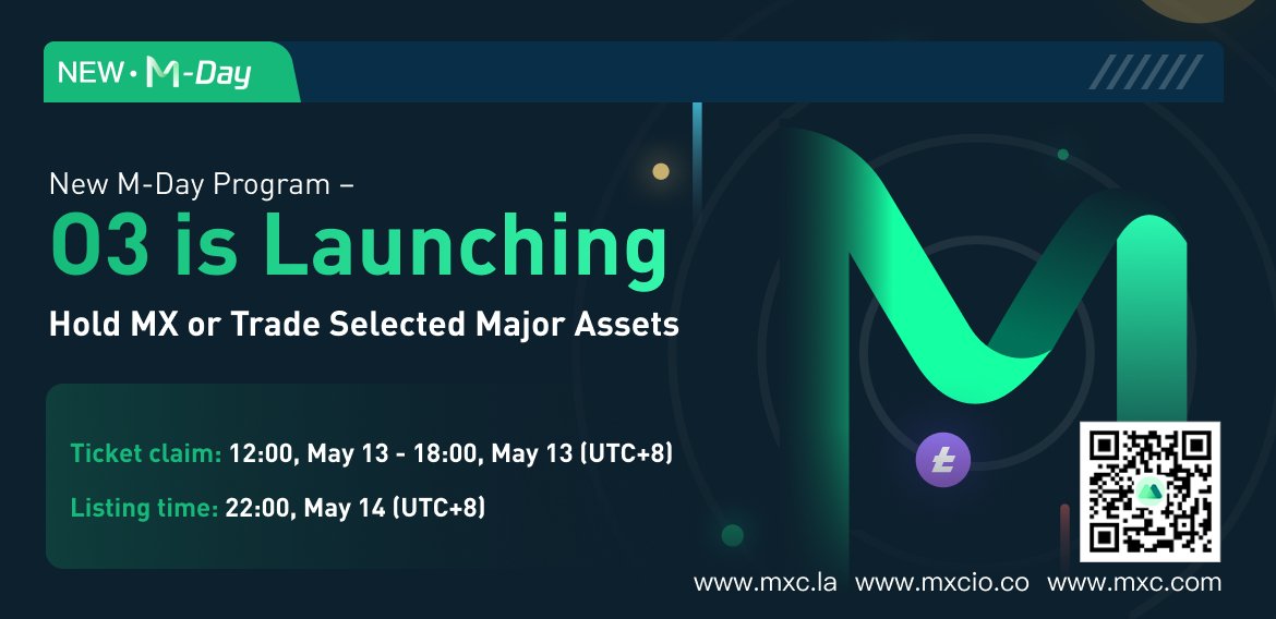 MEXC_Official's tweet image. Upcoming M-Day #O3 @O3_Labs 

Tutorial to take part: bit.ly/3hhwuoD

🎁10ppl * 5 #O3 tokens🎁

✅Follow @MXC_Exchange &amp;amp; @O3_Labs  
✅RT, Like &amp;amp; Tag 3
✅Comment

#airdrop #Giveaways #tokensale