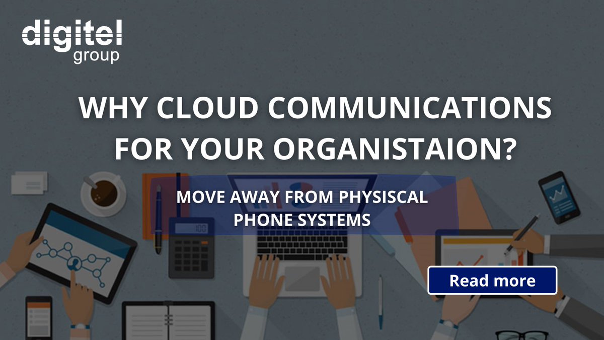 DigitelGroup's tweet photo. What type of phone system does your company use?

As telecommunications solutions providers, we would advise all small businesses to move to a #cloudphone system, which uses Voice over IP (#VOIP) to send and receive calls, making calls free of charge. 

👉https://t.co/JlopVI8C19 https://t.co/5wko4bWj5s