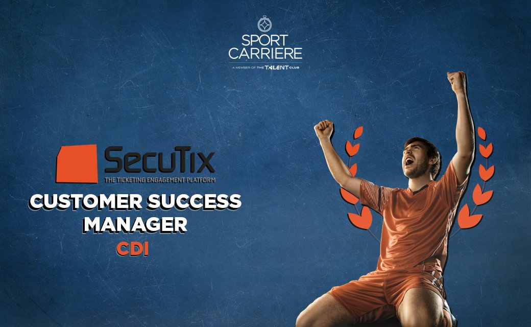 wearemeent's tweet photo. 🆕 Sportcarriere accompagne @SecuTix, qui développe et commercialise un logiciel de billetterie en ligne et de gestion des publics, dans le recrutement d’un(e) Customer Success Manager en #CDI.

📍 Paris
🗓 ASAP
➡️ https://t.co/fr1VexkGDE

#sportRH #IT #relationclient #logiciel https://t.co/Fo2Mq5Ipjl