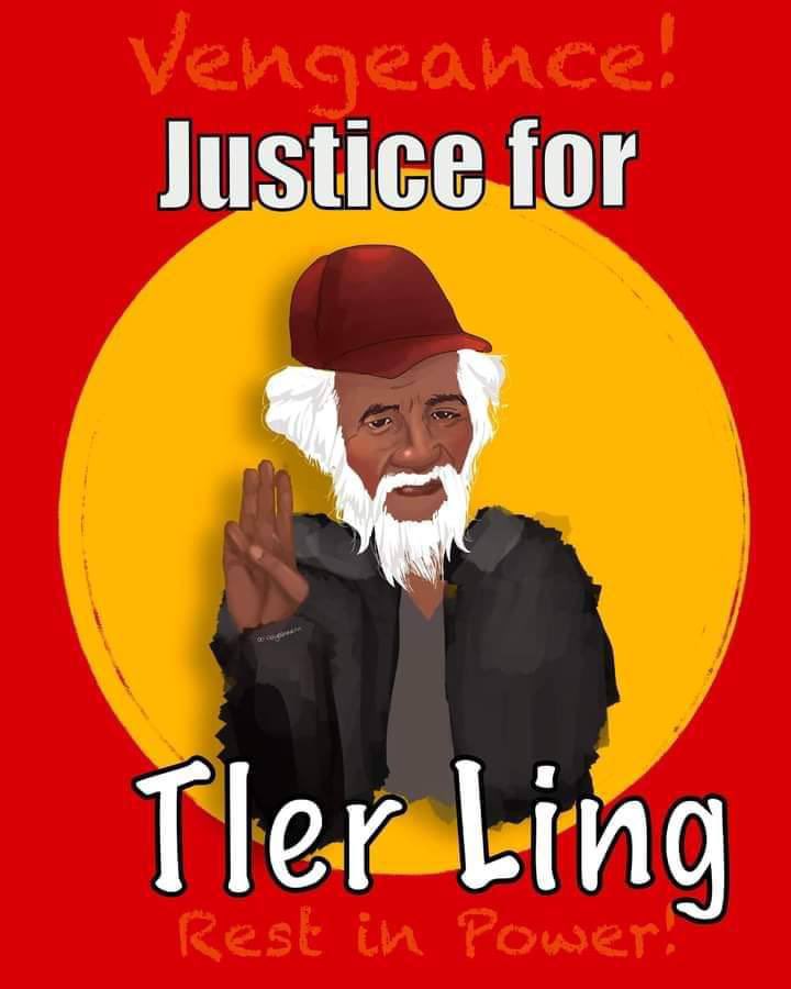 Liar Junta didn’t return the body of Pu Tler Ling, 56 yrs old being tortured to death by Junta, accusing him of infected by COVID 19 &amp; cremated themselves. Military newspaper announced that he died of a heart attack. #WhatsHappeningInMyanmar #May12Coup