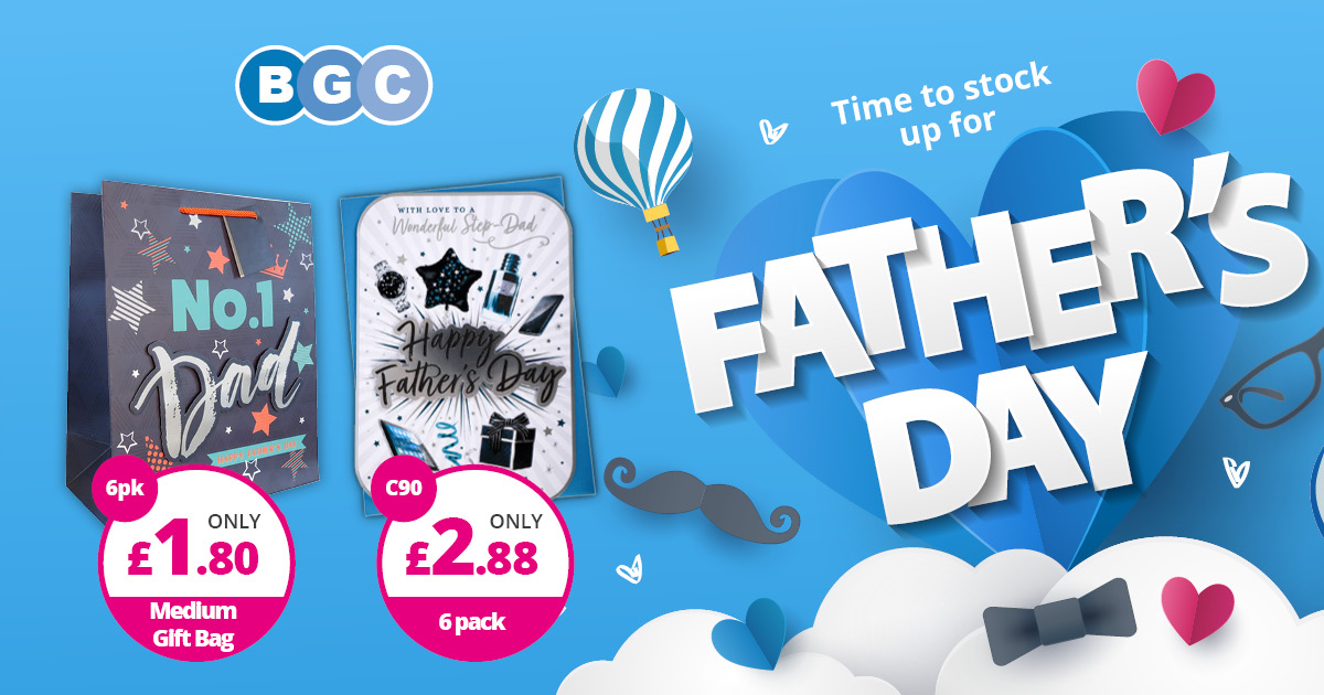 It’s a day for the Dads on June 20th and BGC has a wide variety of cards and gifts to make every type of father figure feel appreciated on Father’s Day. High quality products at affordable prices online. bgcwholesale.com/fathers-day #wholesale #greetingcards #fathersday
