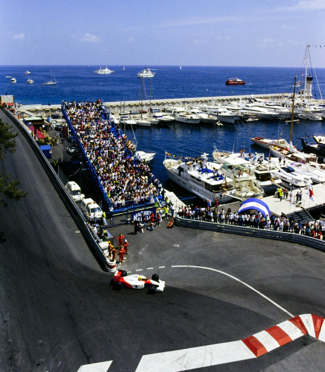 McLarenF1's tweet photo. King of the streets. 👑🇲🇨

#OnThisDay in 1991 Ayrton Senna reigned supreme in Monte Carlo, winning the third of his five consecutive #MonacoGP victories with McLaren. https://t.co/Ju027aA8cK