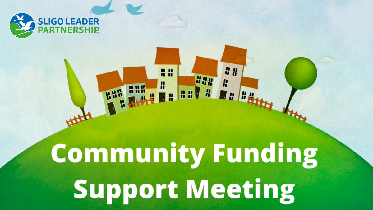 You're Invited!

We invite you to an online meeting via Zoom on Monday 17th May at 7pm
to discuss community supports and available funding.
See you here: us02web.zoom.us/j/87978809668?… 

#community #Sligo #Funding #information