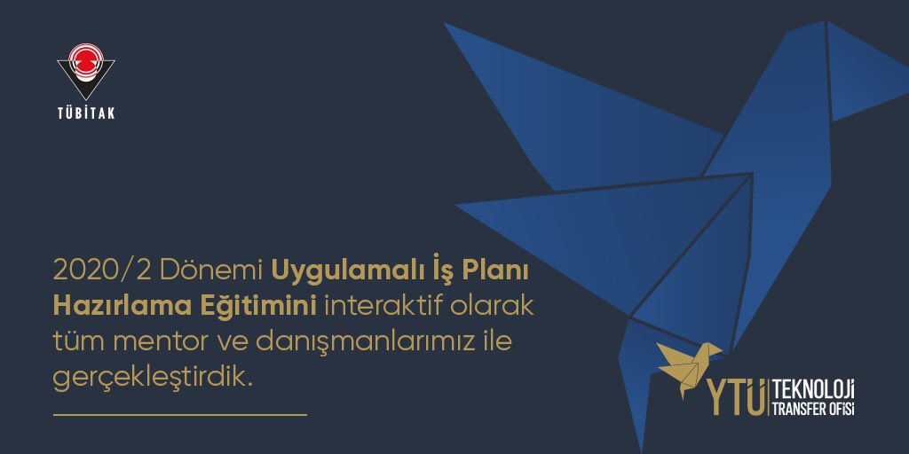 yildiztto's tweet photo. Girişimcilerin iş planlarına yön verecek eğitim programları Star BİGG ile devam ediyor!
2020/2 Dönemi Uygulamalı İş Planı Hazırlama Eğitimini interaktif olarak tüm mentor ve danışmanlarımız ile gerçekleştirdik.
#YTÜYıldızTeknopark #StarBIGG https://t.co/3xdHgORP4d