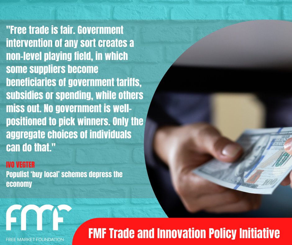 FMFSouthAfrica's tweet photo. #FreeTrade #SouthAfrica #FreeMarket

@IvoVegter https://t.co/bLD7Lk9qs4