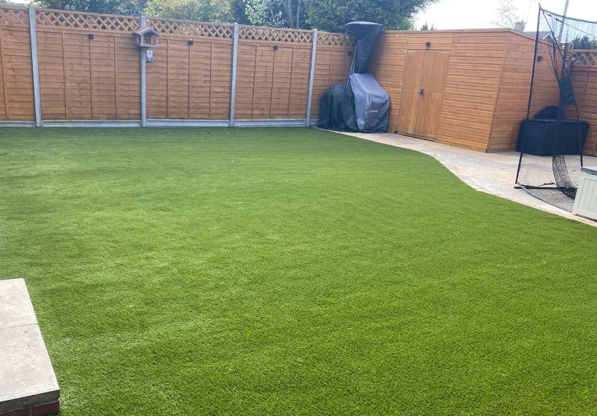 Another artificial grass job completed using Playrite 24mm synthetic grass. 
#loveyourgarden
#allyearroundgrass
#grassisgreener