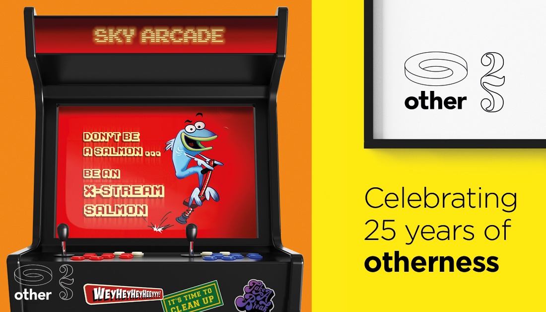 OtherLtd's tweet photo. The latest in our series of art and designs based on our work over the last 25 years celebrates other group company Phosphorus’ massively successful interactive TV campaign for KitKat. An enduring favourite. https://t.co/fYEbPoi1ZT https://t.co/GdXuykSdb1