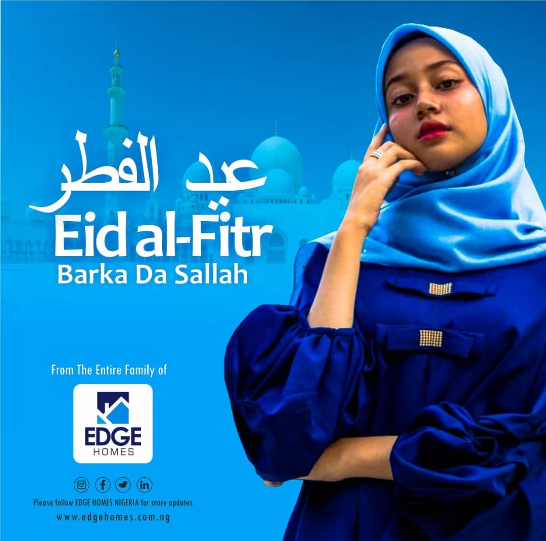 edgehomesng's tweet image. Barka Da Sallah to all our Muslim audience. Insha Allah, we shall witness more years of the Ramadan Season in good health. Eid Kareem!
.
.
.
.
#edgehomesng #EidAlFitr #PropertyPages #realestate #Lagos #nigerianbusiness