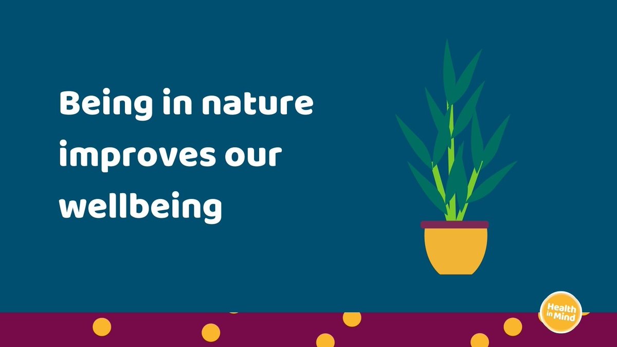 Health_in_Mind's tweet photo. If you need some motivation to connect with nature today, did you know that being in nature can help to:

🌿 Improve your mood
🌿 Reduce stress
🌿 Improve confidence
🌿 Improve concentration

For more about the benefits of nature and #MentalHealth: https://t.co/RuABKcqE8g https://t.co/2qH9IdRf6W