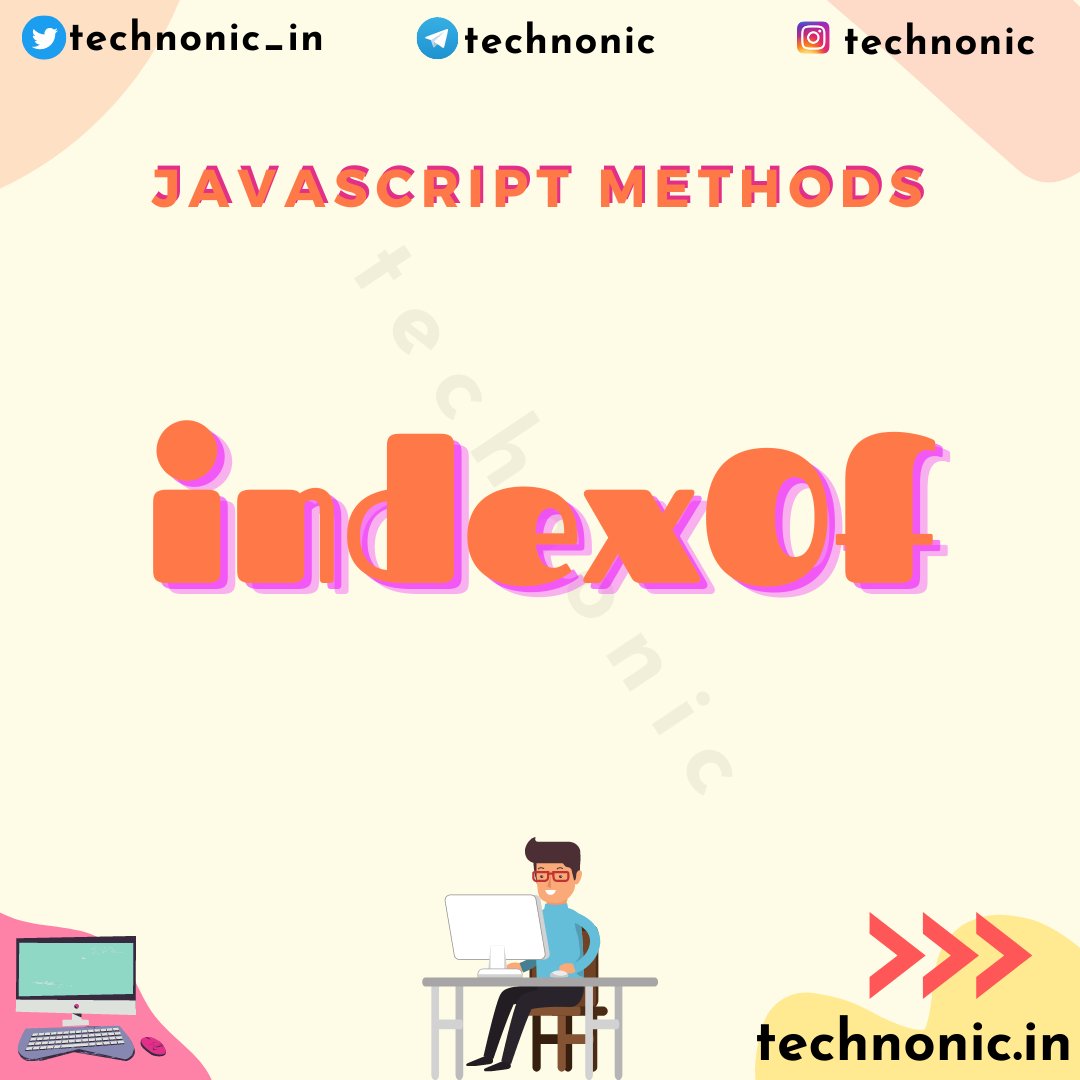 technonic_in's tweet image. indexOf

IndexOf method is used to find the first index of the array element. It also works with string

#30daysofcode #javascriptfunctions #30dayjavascriptchallenge #javascript #webdevelopment #js #javaScriptMethods