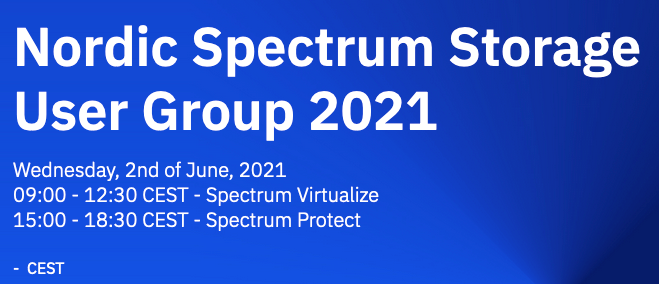 StorageIssen's tweet photo. Join us at Cristie Nordic on IBMs absolute best event "Nordic Spectrum Storage User Group". Cristie will of course be there and help ours and other customers with best practice how to use IBM Technology.
#Protect #SpectrumProtect #SpectrumScale #Storage
 
https://t.co/J4WjiF91e7 https://t.co/4y8vH17PyG