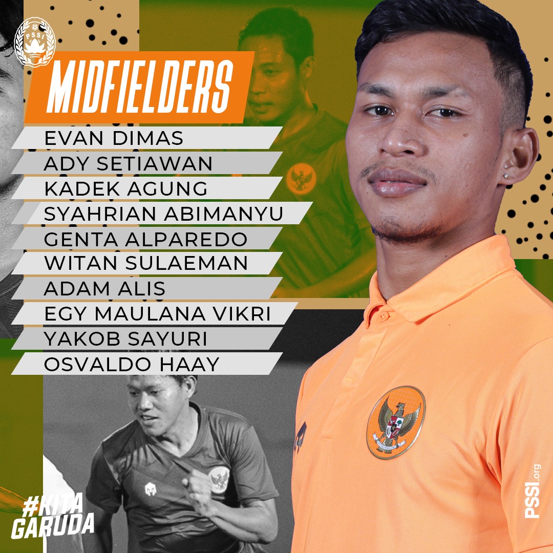 PSSI's tweet photo. Pelatih Timnas Indonesia, Shin Tae-yong akhirnya memilih 28 pemain yang akan diberangkatkan ke Dubai, Uni Emirat Arab, untuk melakoni dua laga uji coba dan tiga laga sisa lanjutan kualifikasi Piala Dunia 2022.

Selamat dan semangat berjuang, Garuda!✊🇮🇩

#KitaGaruda
#MeraihImpian https://t.co/DpTuTjFrNY