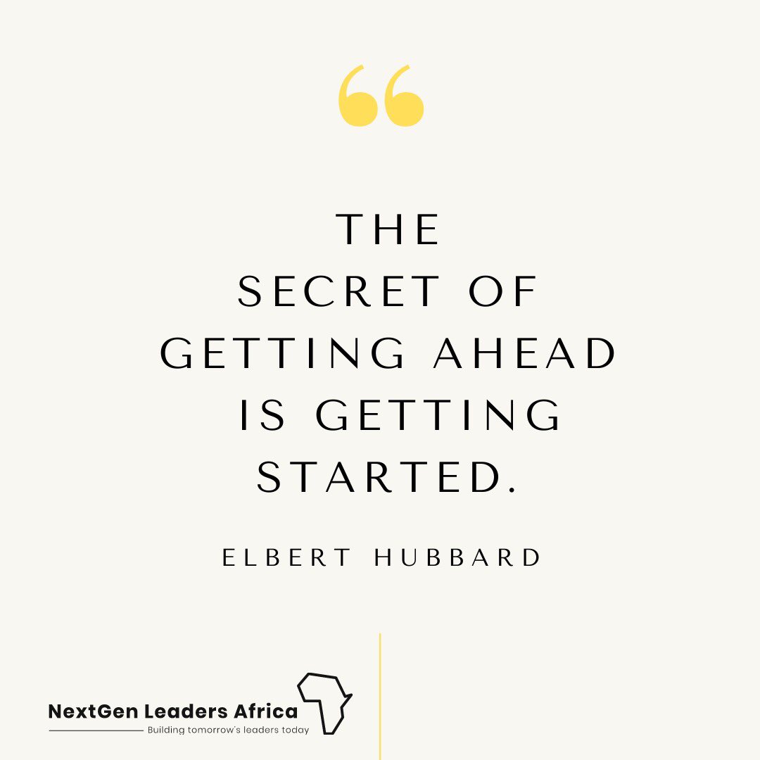 africa_nextgen's tweet photo. If you genuinely want to get ahead,
learn a new skill, 
become the best, or live an impactful life. 

The key is to START.

Don't allow yourself to be held back by waiting another day. 

@tag a friend who needs some encouragement today. #begintoday #wednesdaymotivation https://t.co/kTqi7D1r3O