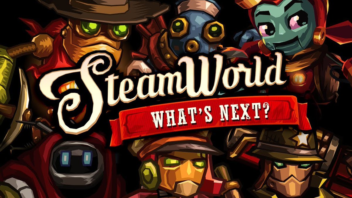 SteamWorldGames's tweet photo. Howdy! We’re thrilled to share that several new SteamWorld games are in the making!

With this in mind, we'll dedicate this space to SteamWorld games old and new! Image &amp; Form is @ThunderfulGames nowadays. Same folks, new name! Follow us there for news on The Gunk and more games! https://t.co/FQPpXS1t9i