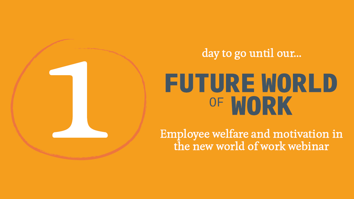 WalkerMorrisUK's tweet photo. Just one more day until our webinar 'Employee welfare and motivation in the new world of work' to find out more & to book your place see the following link https://t.co/k3wghaeCqs #Employers #Employees #MentalHealthAwarenessWeek #MentalHealth #FWOW #FutureWorldofWork https://t.co/7gOGLjhyCv