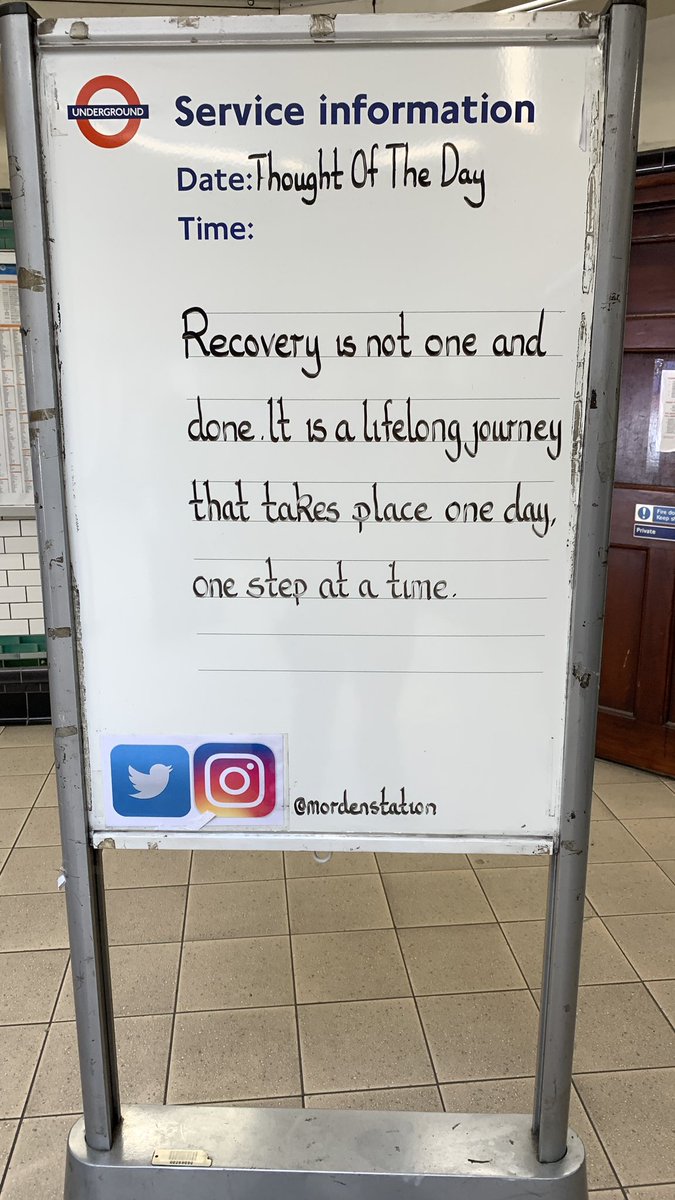 MordenStation's tweet photo. Wednesday 12th May 2021 Thought Of The Day From Morden Station #MentalHealthAwarenessWeek #MentalHealthAwareness #ItsOkayToNotBeOkay #itsgoodtotalk https://t.co/xFdHvXNH2b