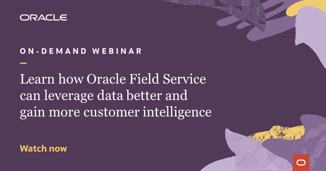 emma_mullinger's tweet photo. Listen to field service leaders about Oracle Field Service #OracleCX https://t.co/I5voMPopOS https://t.co/cYK0HL6xbc