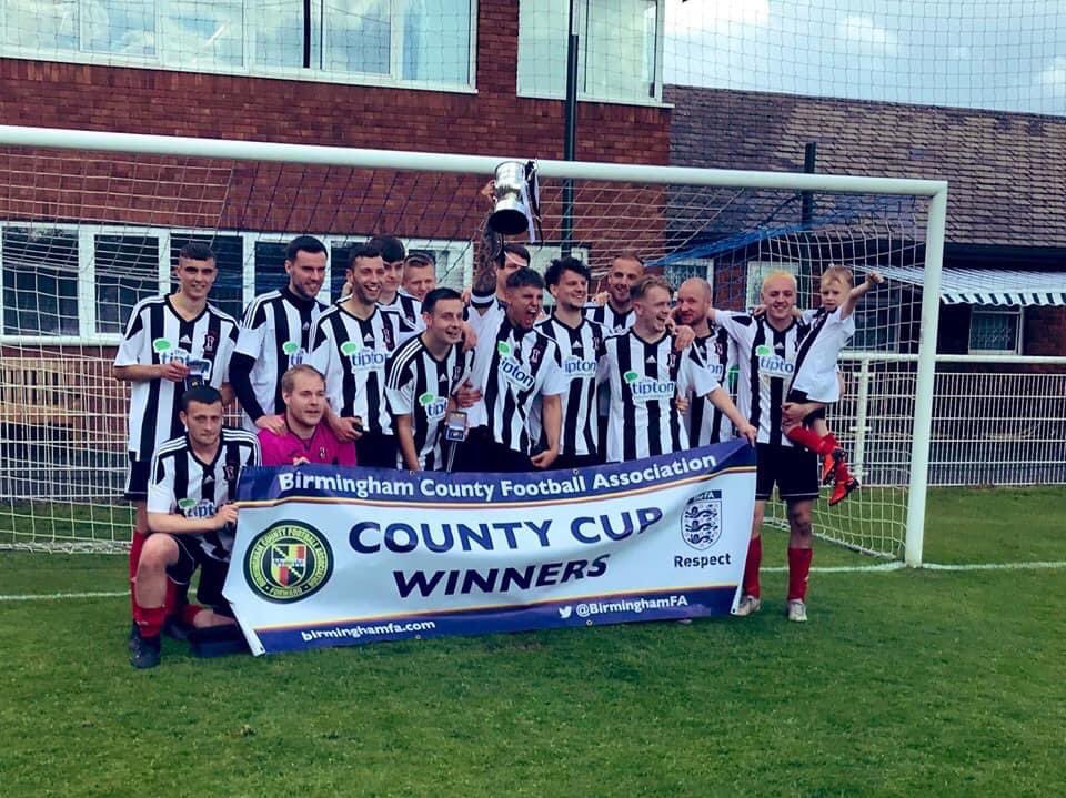TiptonFc's tweet image. Two Years ago we did this it’s been strange two years since never thought we would still hold the trophy hopefully we get back to playing for it again .