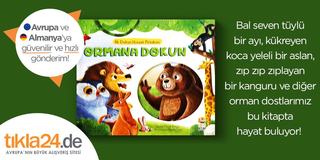 Bal seven tüylü bir ayı, kükreyen koca yeleli bir aslan, zıp zıp zıplayan bir kanguru ve diğer orman dostlarımız bu kitapta hayat buluyor!

İncelemek İçin Tıklayınız: tikla24.de/kitap/melek-di…

<a href="/sincapkitap/">Sincap Kitap 🐿</a>