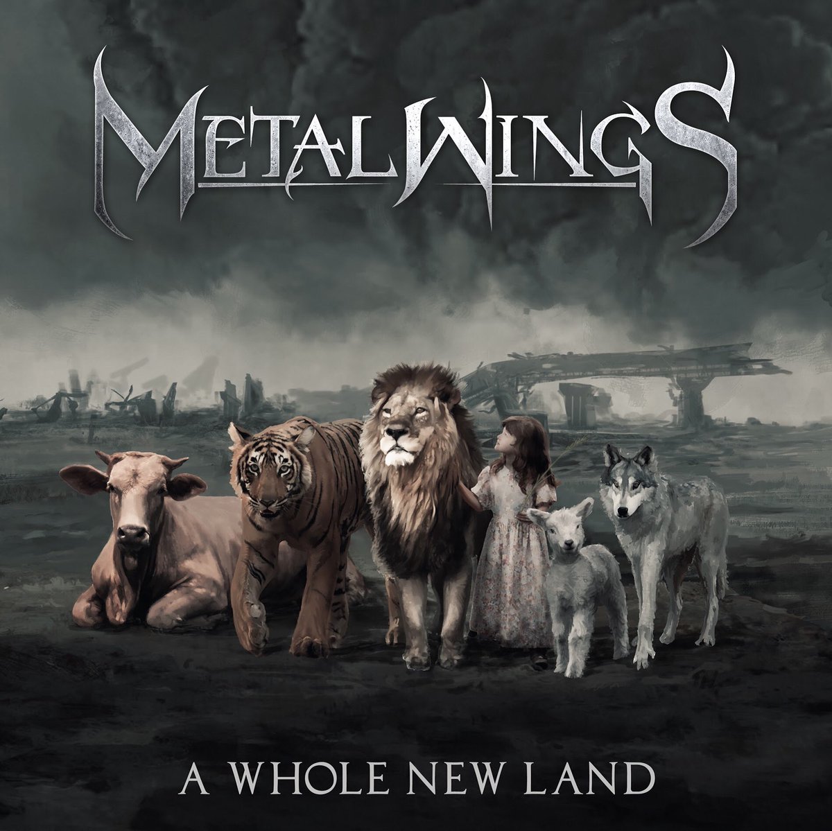 Proudly present the front cover art of our upcoming album ‘A Whole New Land’. Design is made by the amazing artist Yasen Denev. #new #metalwingsband #NewAlbum #artwork #coverart