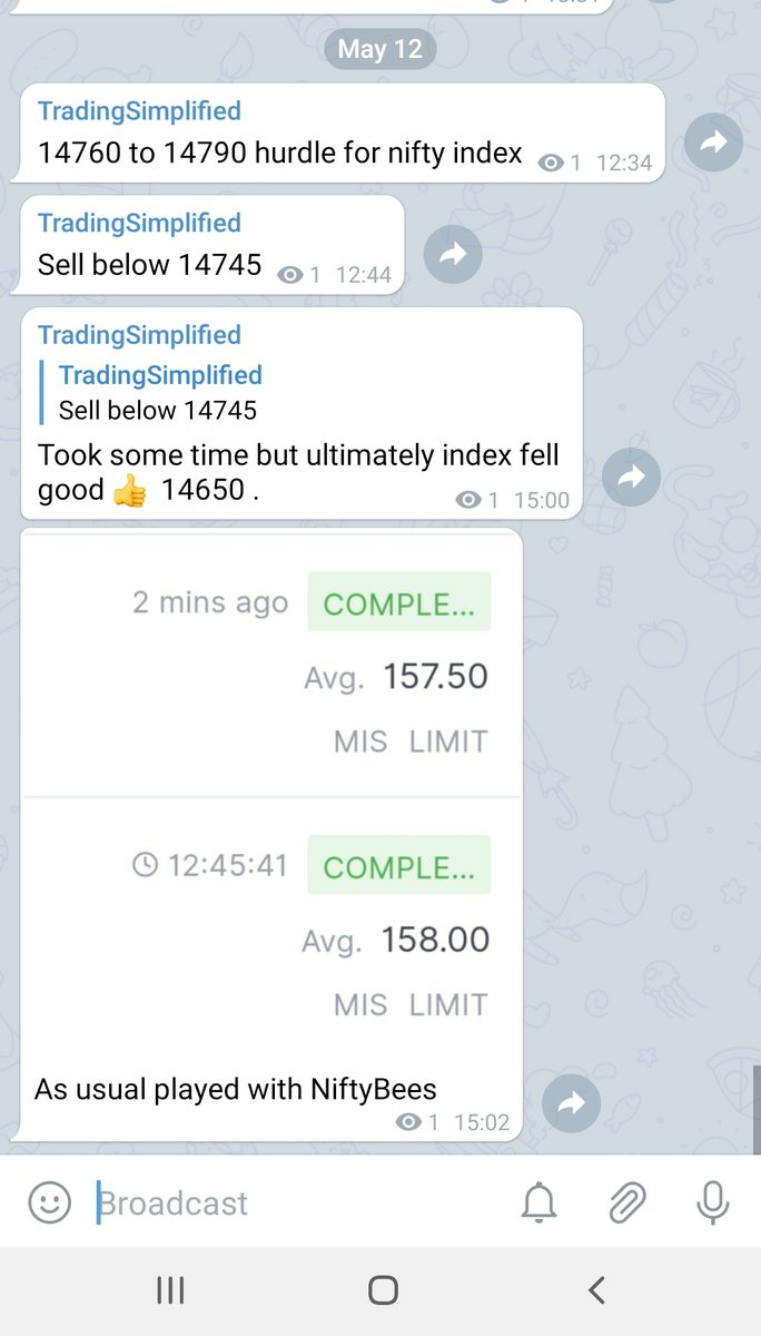 TradingSimplifd's tweet image. #nifty50 #NIFTYFUTURE #StockMarket 

As expected pressure zone 14760 to 14790 worked well 👏 

Low of 14650 made 😃