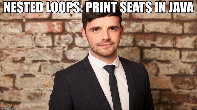 overflow_meme's tweet image. Nested loops: Print seats in java stackoverflow.com/questions/2875… #nestedloops #java