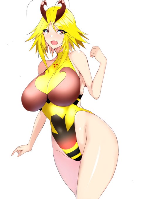 スズメバチちゃん水着 