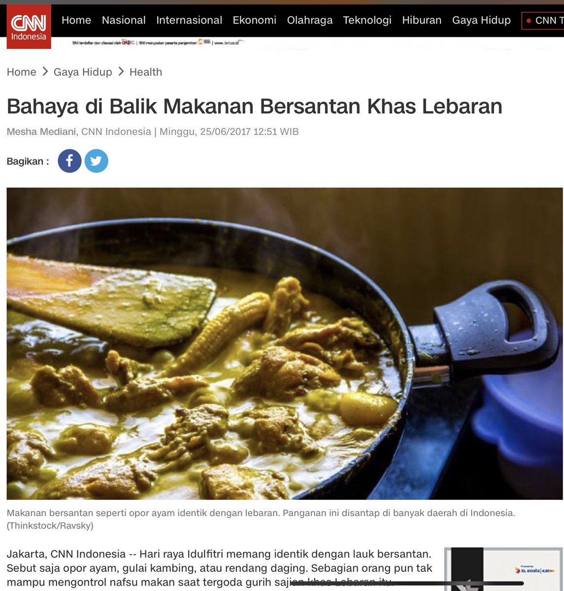 Lebaran makan ketupat pake granola, moesli, sama overnight oat biar aman