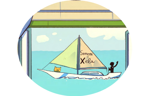 💙 ✍️ Mans para facer praias
Achegámonos á #XelaArias máis comprometida e inconformista, a que tomou a palabra para defender a paz, o medio ambiente ou a igualdade entre mulleres e homes.

#PrimaveradasLetras <a href="/AcademiaGalega/">Real Academia Galega</a>

👌👉 primaveradasletras.gal/mans-para-face…