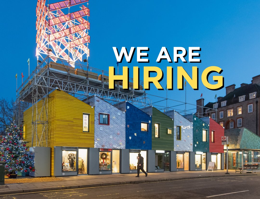 WE ARE HIRING! Are you passionate about #placemaking and supporting local businesses and communities? We're looking for a Project Assistant in London to join the pioneering social enterprise in the #meanwhileuse industry. Apply now - meanwhilespace.com/careers