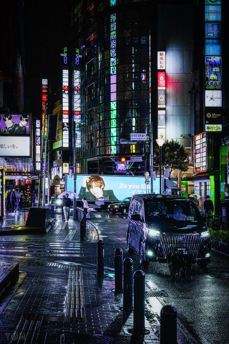 «Cyberpunk Shinjuku»
雨夜が新宿に異世界を創り出す。