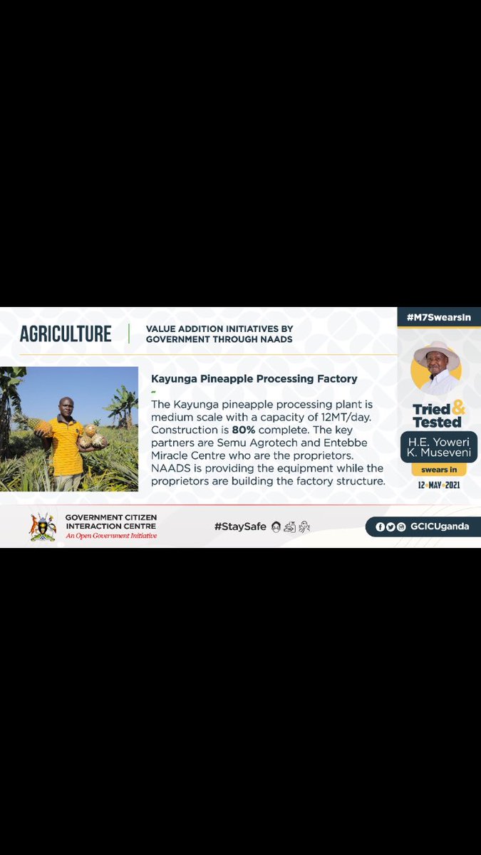 capi54832049's tweet photo. Congratulations sir. Upon this new step on such a day . More years of development and improving livelihoods of Ugandans. May the Lord God guide u through these coming years . https://t.co/I8BIal8lFT
