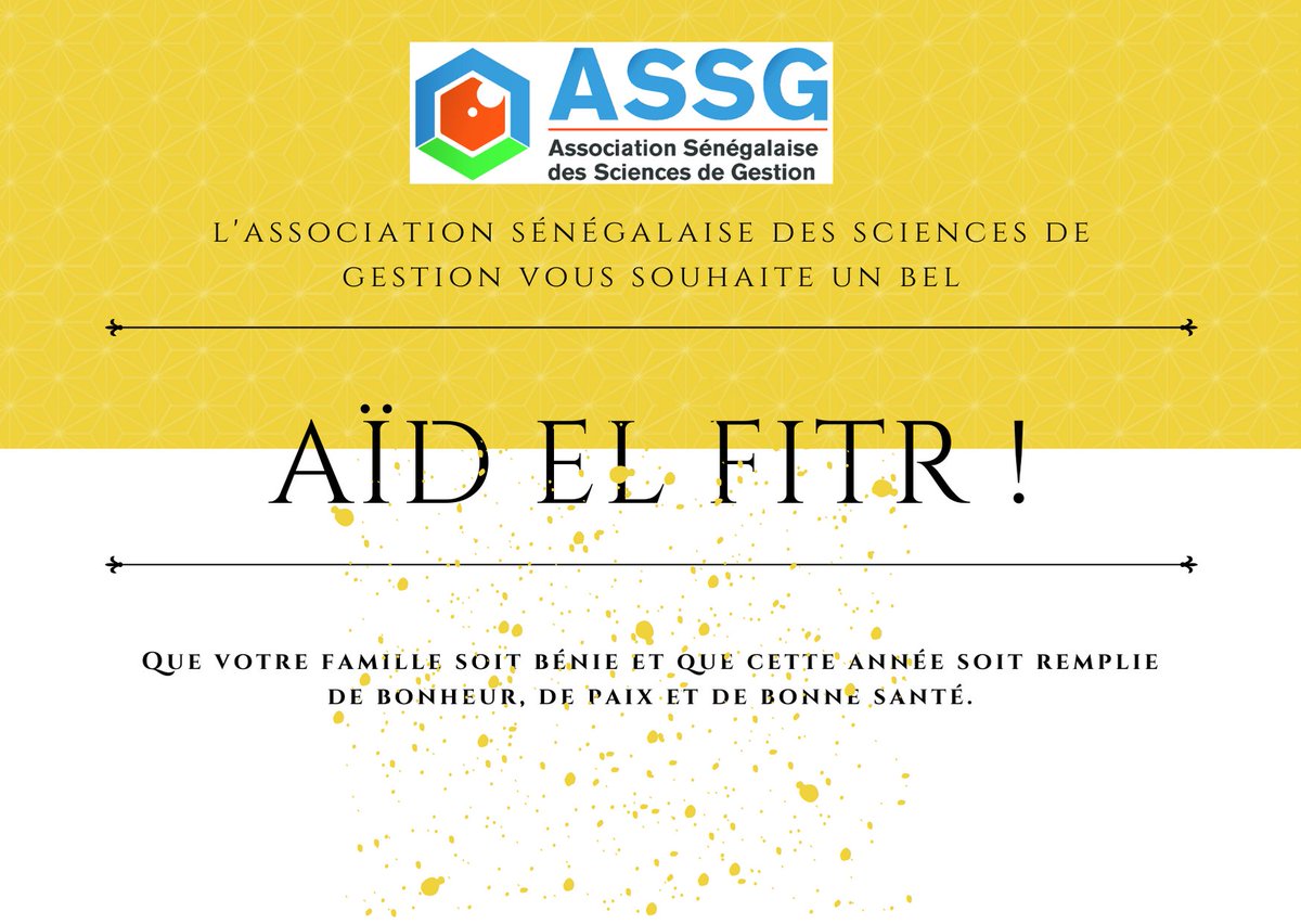 Association Sénégalaise des Sciences de Gestion tweet media
