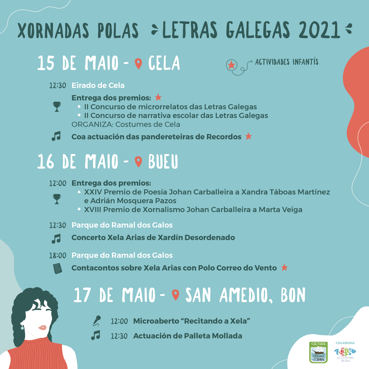 Actos Letras Galegas 2021 concellodebueu.gal/o-concello-cel…