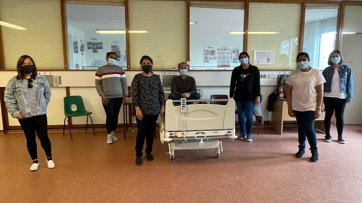 UHPOverseasRec's tweet photo. Happy International Nurses Day to all our brilliant International Nurses who have joined us @UHP_NHS. Today we are with Cohort Kilo who are practising hard ready for their OSCE π #IND2021 #INDUHP #ThankYouNurses @DerrifordNurses https://t.co/2OmUxvo2lV