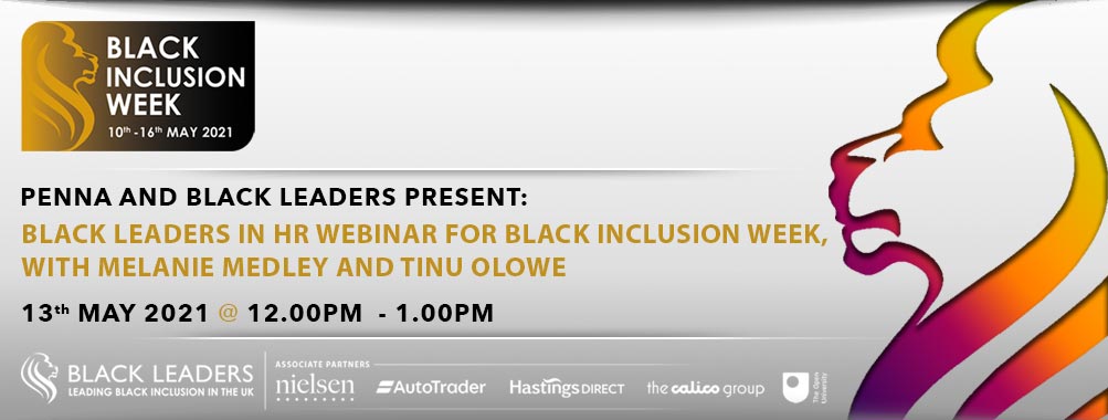 Join us tomorrow at 12pm as we host a webinar in collaboration with Penna, discussing the challenges and experiences of Black Leaders in HR.

We'll be joined by Melanie Medley (Southwark Council) and Tinu Olowe (Enfield Council).

Register here - penna.zoom.us/meeting/regist…