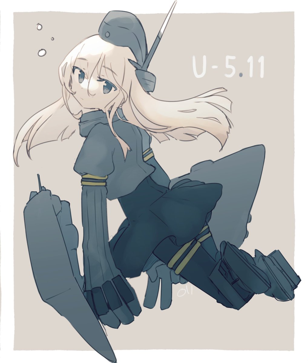 U-511(艦これ) 「511 」|まるかんのイラスト