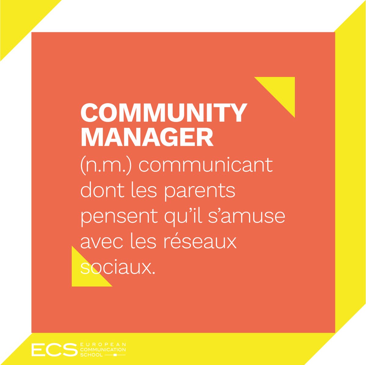 Quel beau métier incompris que celui de Community Manager. Pour ceux qui se demanderaient encore je m’appelle Margaux et c’est moi qui tiens ce beau rôle pour le campus de Strasbourg depuis la mi-avril 😎 Des (futurs) #communitymanager dans l’assemblée ?