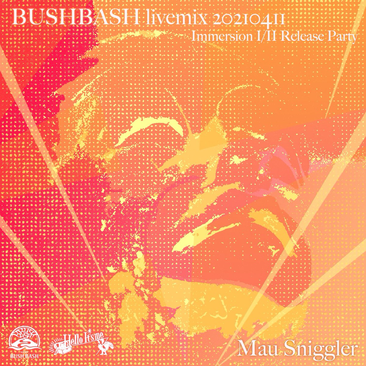 いつも素晴らしい音楽と時間を聴かせ創ってくれる最高のDJであるMau Sniggler氏 <a href="/_m_a_u__/">Mau_Sniggler</a> の今年4/11のBUSHBASHでのDJを収めた作品をご厚意でBUSHBASH、TRASMUNDO、EBBITIDE RECORD、タラウマラにて取り扱わさせて頂ける事になりました！
各店舗/webshopより是非どうぞ！
bushbash.thebase.in